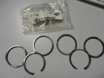 Nos Harley Davidson Lh Bearing Retaining Rings 1983 Big Twins 11160A QTY6. Fixed Price $14.99.