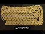 Ek 525 Mvxz X-ring Gold 130 Links Chain R1 Gsxr 600 750 ZX10. Fixed Price $184.95.