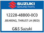 Suzuki Oem Part 12228-48B00-0C0 Bearing, Thrust Lh (red). Fixed Price $10.80.