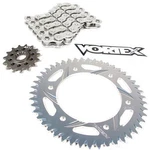 Vortex 525 Performance Steel Chain And Sprocket Kit 17T 41T 112 Links CK5157. Fixed Price $271.67.