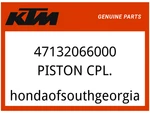 Ktm Oem Part 47132066000 Piston Cpl.. Fixed Price $75.53.
