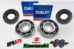 Kawasaki KX100 KX112 Skf Oem Replacement Crankshaft Main Bearings Seal Kit. Fixed Price $29.98.