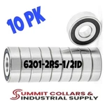 Qty New 6201-2RS-1/2 Deep Groove Radial Ball Bearing 1/2IN X 32MM 10MM. Fixed Price $16.89.