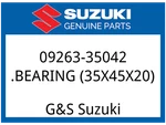 Suzuki Oem Part 09263-35042 .BEARING,35X45X20 (35X45X20). Fixed Price $45.08.