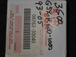 09263-30040, Genuine Suzuki Oem, Needle Bearing, Brand New. Fixed Price $35.00.