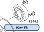 Kawasaki Oem 92045-1134 BEARING-BALL63/22T2C. Fixed Price $39.98.