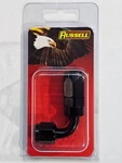 Russell R13163B 90 Degree Hose End - Black 6AN. Fixed Price $40.00.