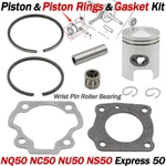 For Honda NQ50 NU50 NS50 Express NC50 Piston Wristpin Gasket Bearing Kit. Fixed Price $17.99.