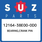 12164-38E00-0D0 Suzuki Bearing,crank Pin 1216438E000D0, New Genuine Oem Part. Fixed Price $19.96.