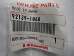 Kawasaki, Bushing Crankshaft Blue, 92139-1068, Superseded To / From 92028-1272. Fixed Price $24.99.