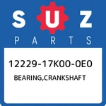 12229-17K00-0E0 Suzuki Bearing,crankshaft 1222917K000E0, New Genuine Oem Part. Fixed Price $23.18.