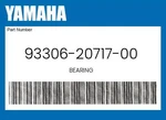 Yamaha Genuine Bearing 93306-20717-00. Fixed Price $56.16.