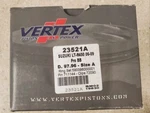 Brand New Vertex Forged Big Bore Piston Kit Pn 23521A Nos. Fixed Price $238.88.