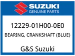 Suzuki Oem Part 12229-01H00-0E0 Bearing,crankshaft. Fixed Price $20.54.