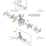 New Oem Ktm Ball Bearing 22X52X15 Sx/xc - 47030083000. Fixed Price $28.70.