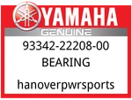 Yamaha Oem Part 93342-22208-00 Bearing. Fixed Price $36.99.