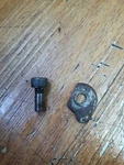 Yamaha YZ125 1986 Spindle Spring Holder Plate Retainer. Fixed Price $7.60.