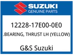 Suzuki Oem Part 12228-17E00-0E0 Bearing. Thrust Lh (yellow). Fixed Price $10.83.