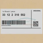 Genuine Bmw 33122310552 - Spacer 0.800MM. Fixed Price $49.41.