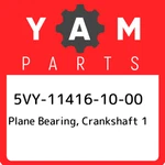 5VY-11416-10-00 Yamaha Plane Bearing, Crankshaft 5VY114161000, New Genuine Oem. Fixed Price $16.27.