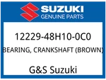 Suzuki Oem Part 12229-48H10-0C0 Bearing, Crankshaft (brown). Fixed Price $31.08.