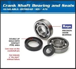 Racing Crankshaft Bearing & Seal Kit, 24-1091 RMX250 89-94. Fixed Price $135.60.