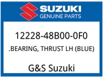 Suzuki Oem Part 12228-48B00-0F0 Bearing, Thrust Lh (white). Fixed Price $11.20.