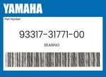 Yamaha Genuine Bearing 93317-31771-00. Fixed Price $35.59.