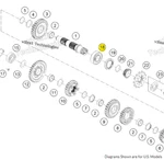 New Oem Ktm Cylindrical Roller Bearing NJ2 - 49030023000. Fixed Price $74.42.