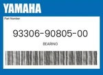 Yamaha Genuine Bearing 93306-90805-00. Fixed Price $77.12.