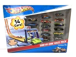 Hot Wheels Side-by-side Race Pack 14 Cars 4+ Feet Of Track Gravity Clamps 2012!!. Fixed Price $99.99.