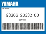 Yamaha Genuine Bearing 93306-20332-00. Fixed Price $38.26.