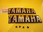 Yamaha XS1100, XJ1100 Fuel Tank Emblems Plus Screws New (oem)*****. Fixed Price $94.95.