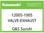 Kawasaki Oem Part 12005-1005 Valve,exhaust. Fixed Price $58.98.