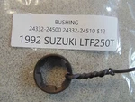 1992 Suzuki LTF250T Bushing 24332-24500 24332-24510. Fixed Price $8.67.