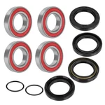 Front Wheel Bearings Seals For Yamaha Big 350 400 Grizzly 450 Ko.... Fixed Price $24.76.