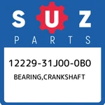 12229-31J00-0B0 Suzuki Bearing,crankshaft 1222931J000B0, New Genuine Oem Part. Fixed Price $20.65.