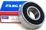 Skf 6203 2RSH C3 Deep Groove Ball Bearing, Rubber Sealed 17X40X12 Mm. Fixed Price $9.35.