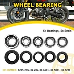 Fits 2001 2002-2007 2008 2009 Suzuki GSXR600 Wheel Bearing Kit 1X 30-6501 Silver. Fixed Price $27.54.