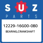 12229-16G00-0B0 Suzuki Bearing,crankshaft 1222916G000B0, New Genuine Oem Part. Fixed Price $46.36.