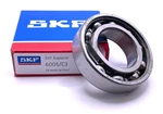 Skf 6005 C3 Deep Groove Ball Bearing, Open Type, No Seals 25X47X12 Mm. Fixed Price $11.60.