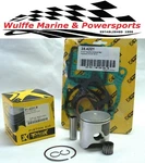 Top End Rebuild Kit Kawasaki Kx 125 2001-02 Std 54MM Prox Piston Gaskets Bearing. Fixed Price $149.99.