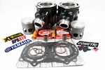 Yamaha Banshee Top End Rebuild Kit Prox Pistons Cometic Gaskets & 66MM Cylinders. Fixed Price $364.44.