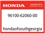 Honda Oem Part 96100-62060-00 Bearing, Radial Ball (6206). Fixed Price $28.28.