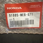 Honda Bearing (6003) 91005-MEB-671 Oem New A49. Fixed Price $10.00.