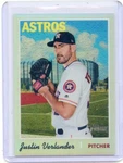 2019 Topps Heritage #THC-426 Justin Verlander "chrome REFRACTOR"#205/570 060722. Fixed Price $11.96.