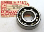 92045-018 Kawasaki Crankcase Bearing 6204N For F6 F7 KD175 KE175 1971-1983. Fixed Price $14.09.