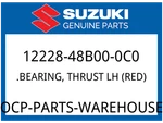 Suzuki Oem Part 12228-48B00-0C0 Bearing, Thrust Lh (red). Fixed Price $10.00.