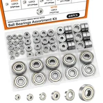 68 Pcs Ball Bearings Assortment Kit, Carbon Steel Deep Groove Bearing, Furniture. Fixed Price $26.92.