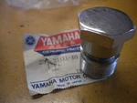 Nos Yamaha Oem Front Fork Cap Bolt 70-71 XS1 XS2 70-72 R5 DS7 256-23111-60. Fixed Price $54.49.